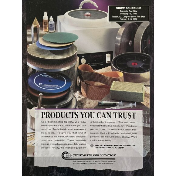 Lapidary Journal Magazine February 1998 Step by Step Jewelry Making - Picture 3 of 9